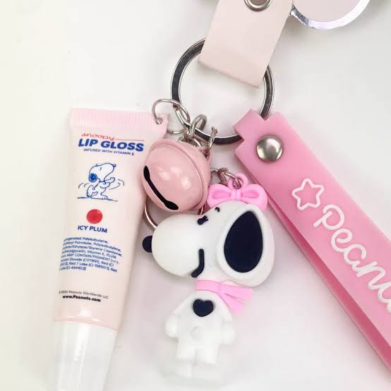 Imagen de Lip gloss Llavero Snoopy