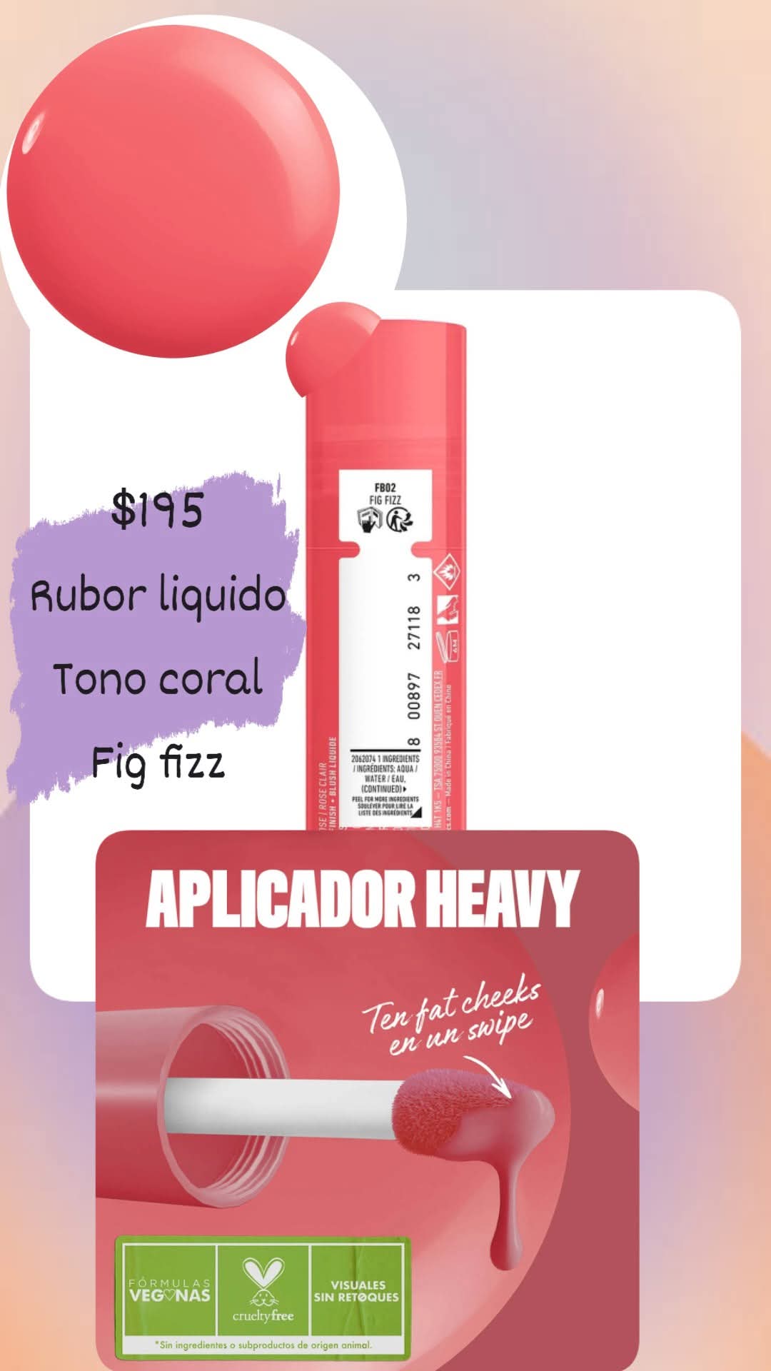 Imagen de Nyx rubor liquido fig fizz