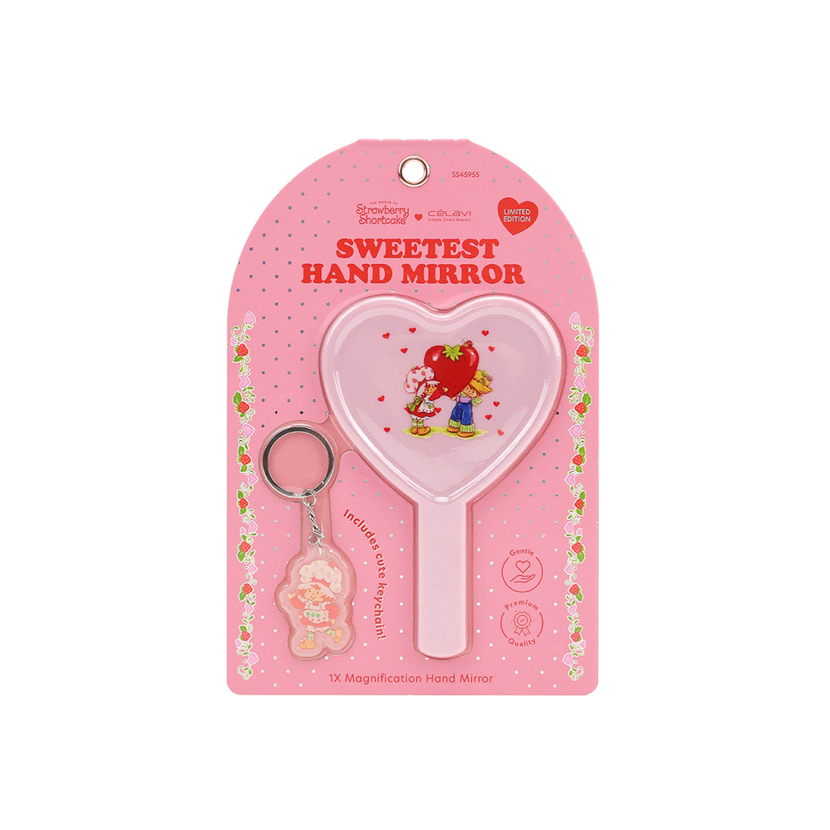 Imagen de STRAWBERRY SHORTCAKE HEART Espejo de mano